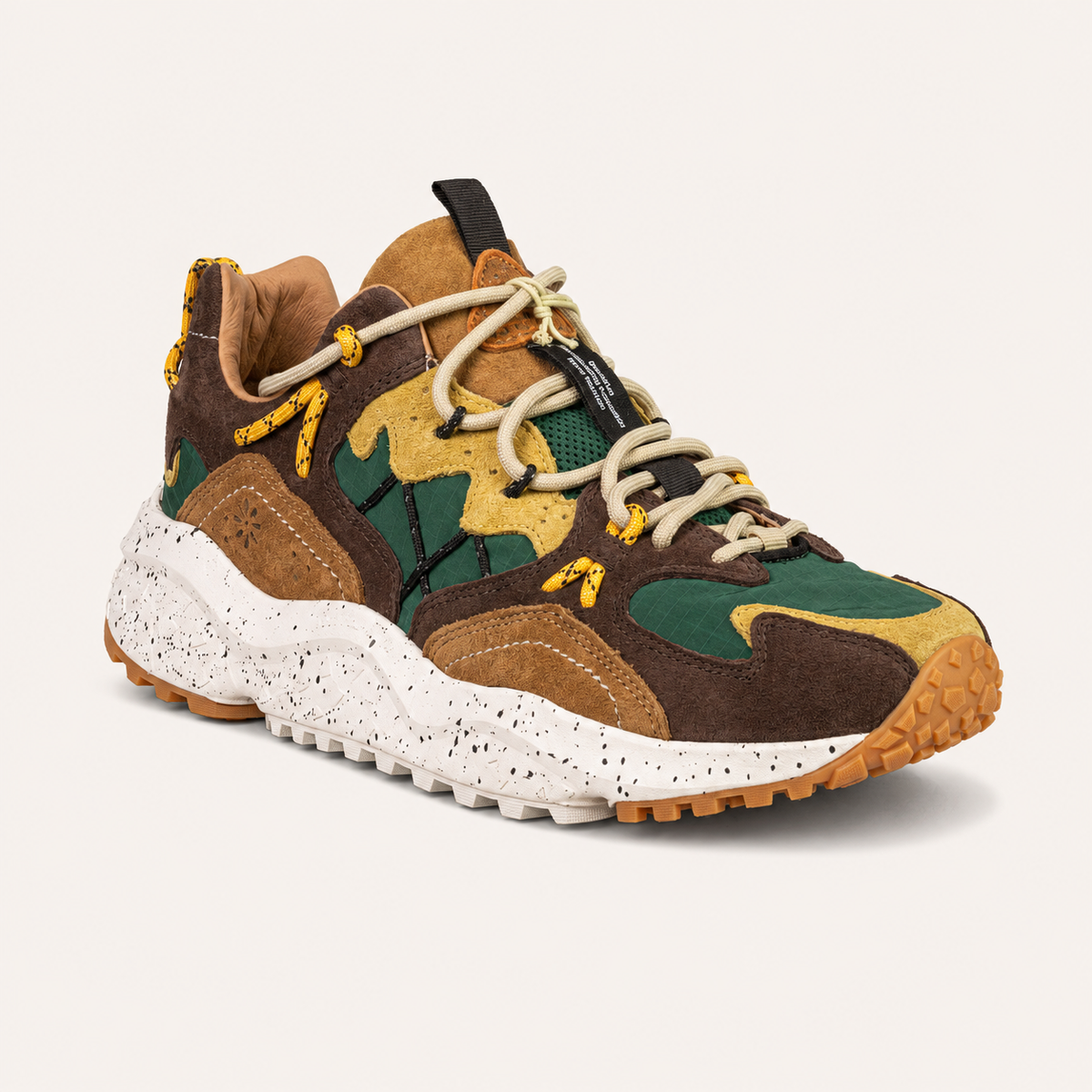 Yamabushi Sneaker low Brown/Green/Zucca