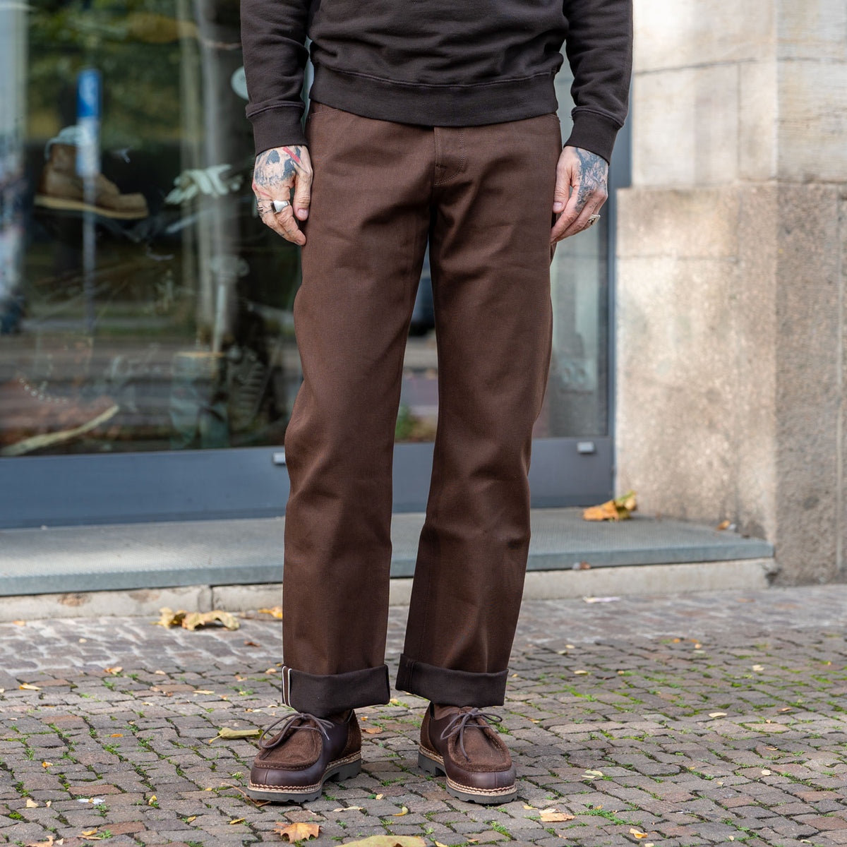 Belford Pants 50s Cut 15oz. Brown