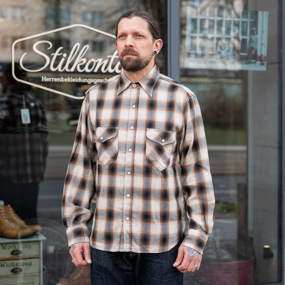 Bodie Shirt Plaid Straw
