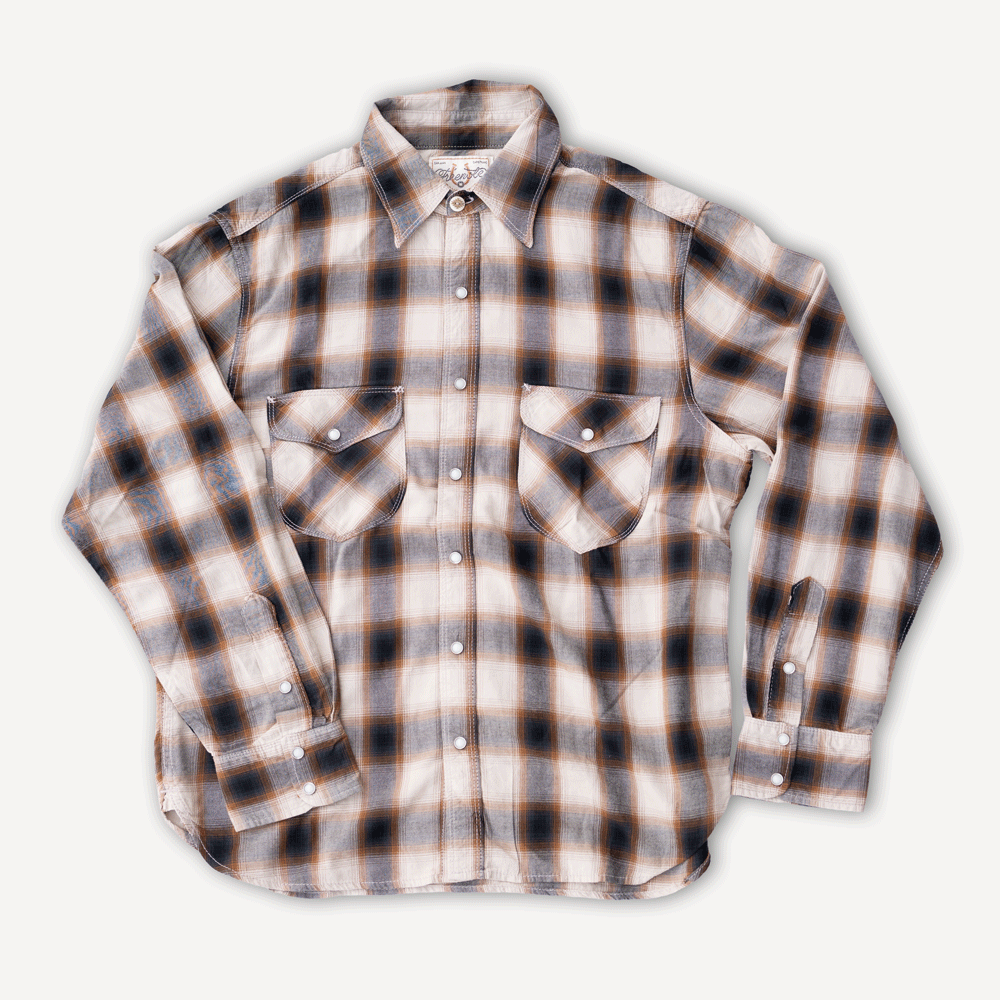 Bodie Shirt Plaid Straw