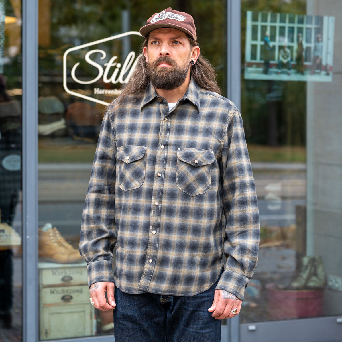 Bodie Shirt Plaid Navy