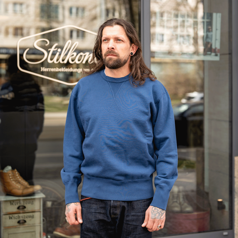 Deck Sweatshirt Faded Blue