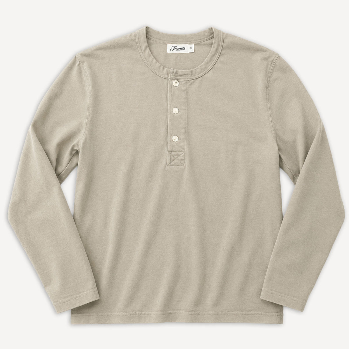Henley Long Sleeve 13oz. Fog