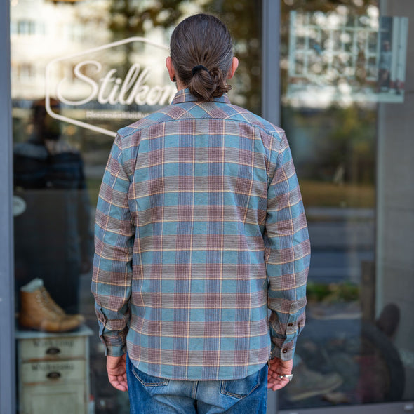 Jepson Shirt Dusty Blue Plaid