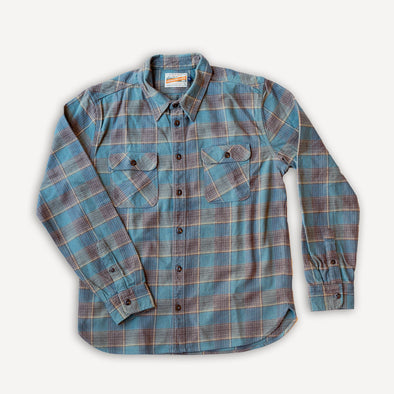 Jepson Shirt Dusty Blue Plaid