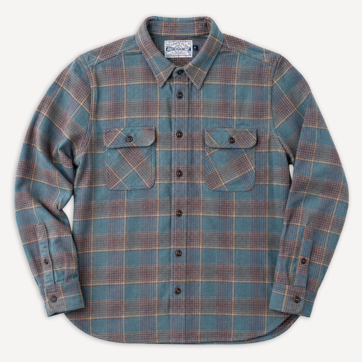 Jepson Shirt Dusty Blue Plaid