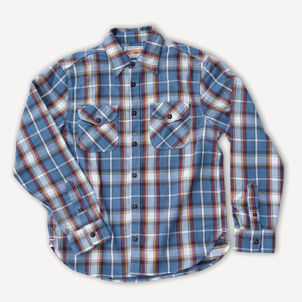 Wells Shirt Plaid Blue