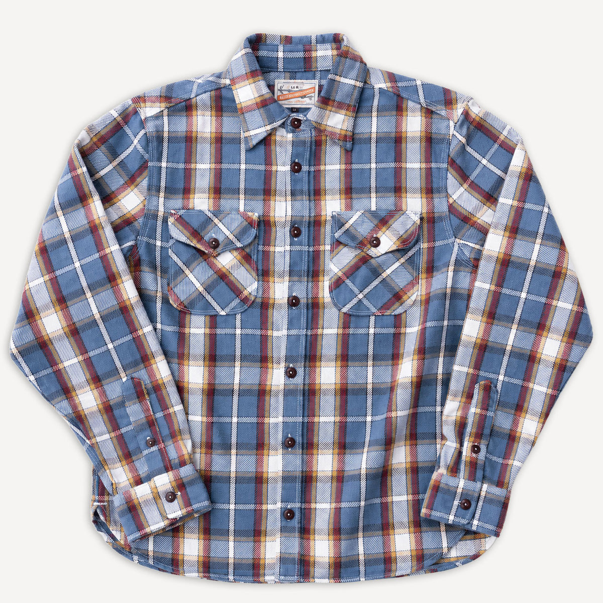 Wells Shirt Plaid Blue