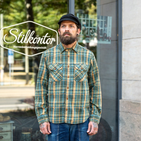 Wells Shirt Plaid Green