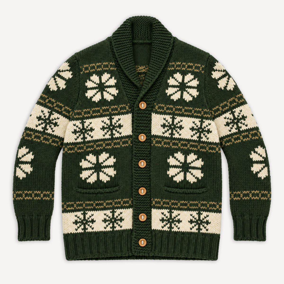 Buttons Jacket Green