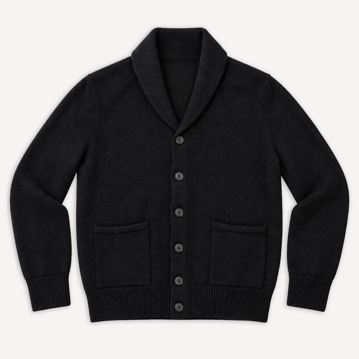 Shawl Collar Cardigan Black