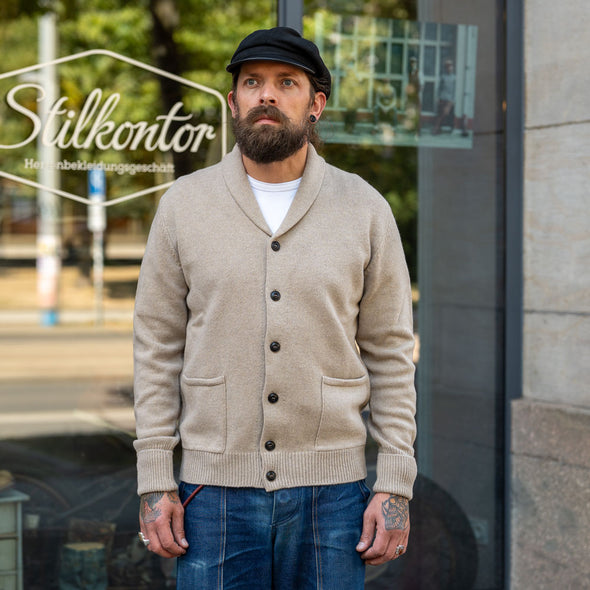 Shawl Collar Cardigan Fango