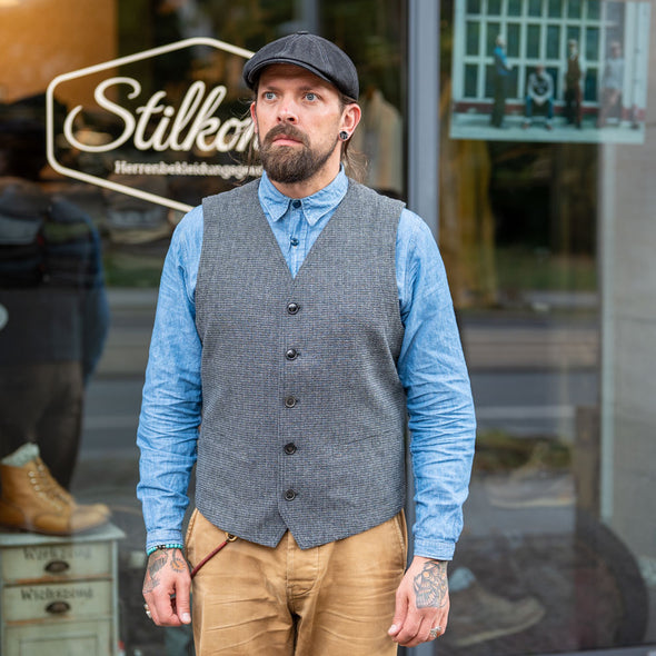 Knud Workwear Waistcoat Broken Grey