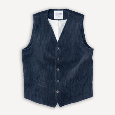 Knud Casual Waistcoat Dusty Black