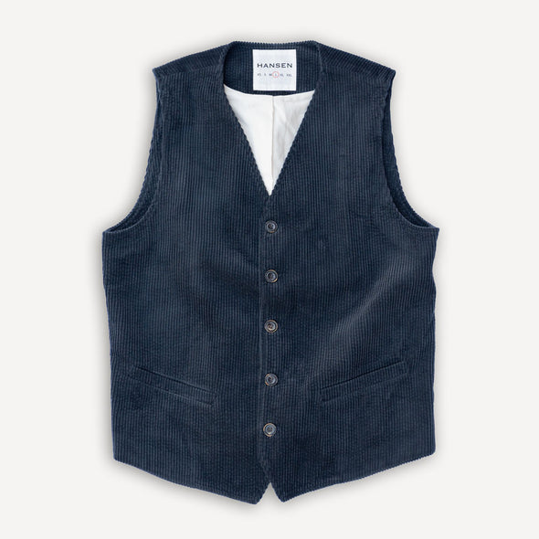 Knud Casual Waistcoat Dusty Black