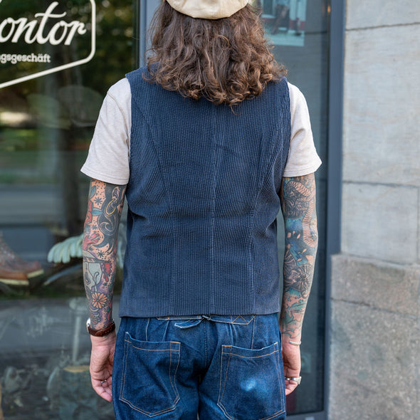 Knud Workwear Waistcoat Dusty Navy