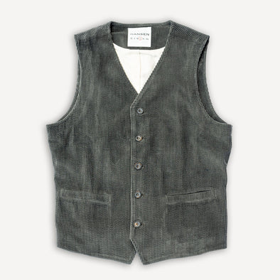 Knud Workwear Waistcoat Olive-Taupe