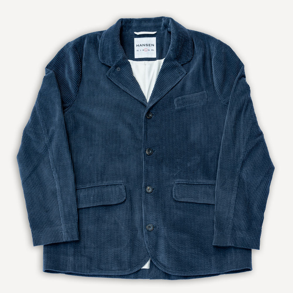 Vincent Casual Blazer Jacket Dusty Navy