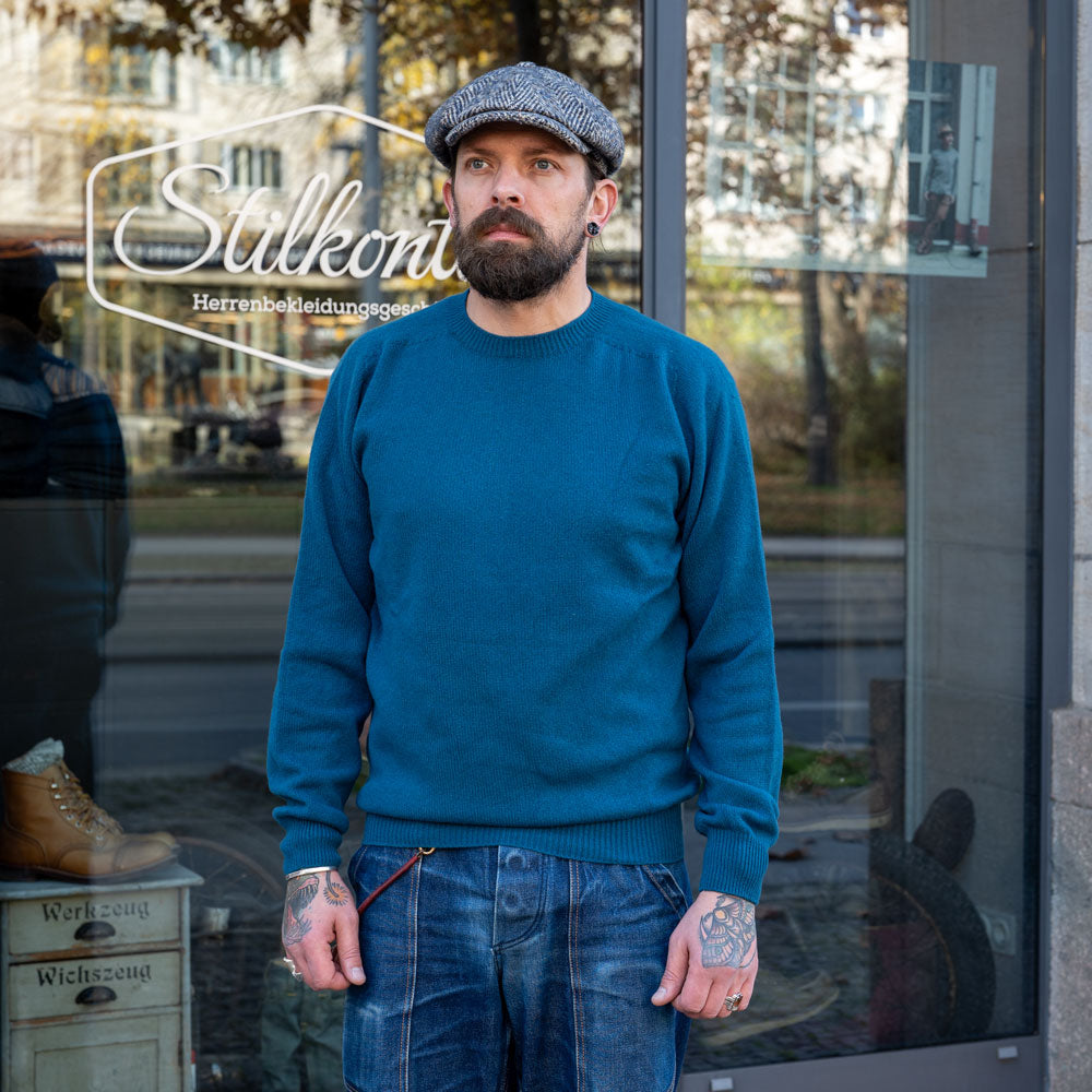 Crew Neck Sweater Merino/Cashmere Duke