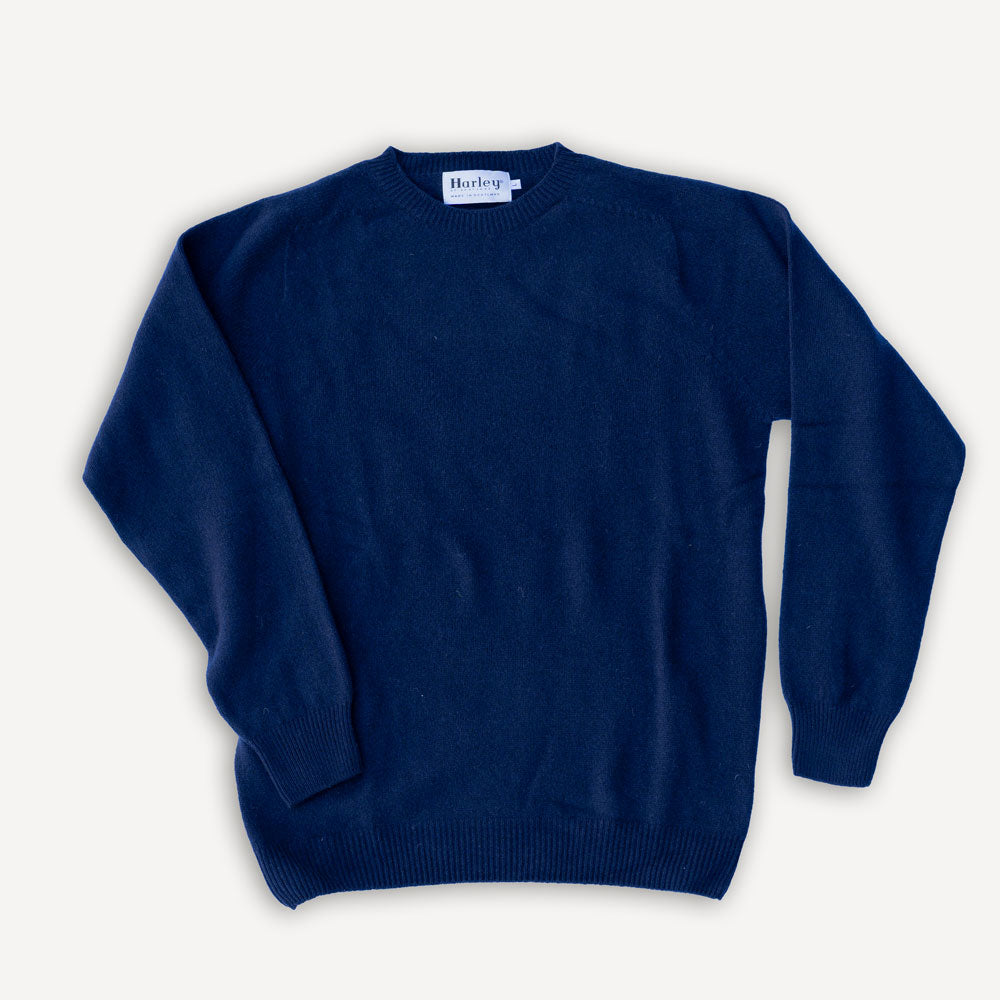 Crew Neck Sweater Merino/Cashmere Notte