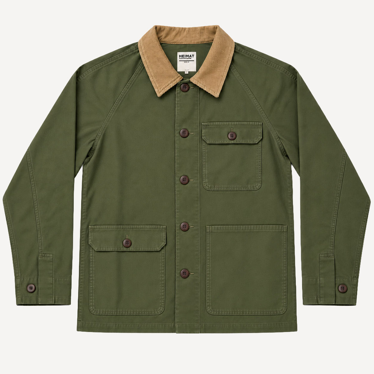 Journey Coat Canvas Green
