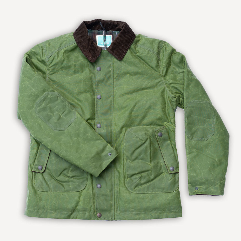 POLLUX RANGER Waxed Winter-Jacket Lime Green
