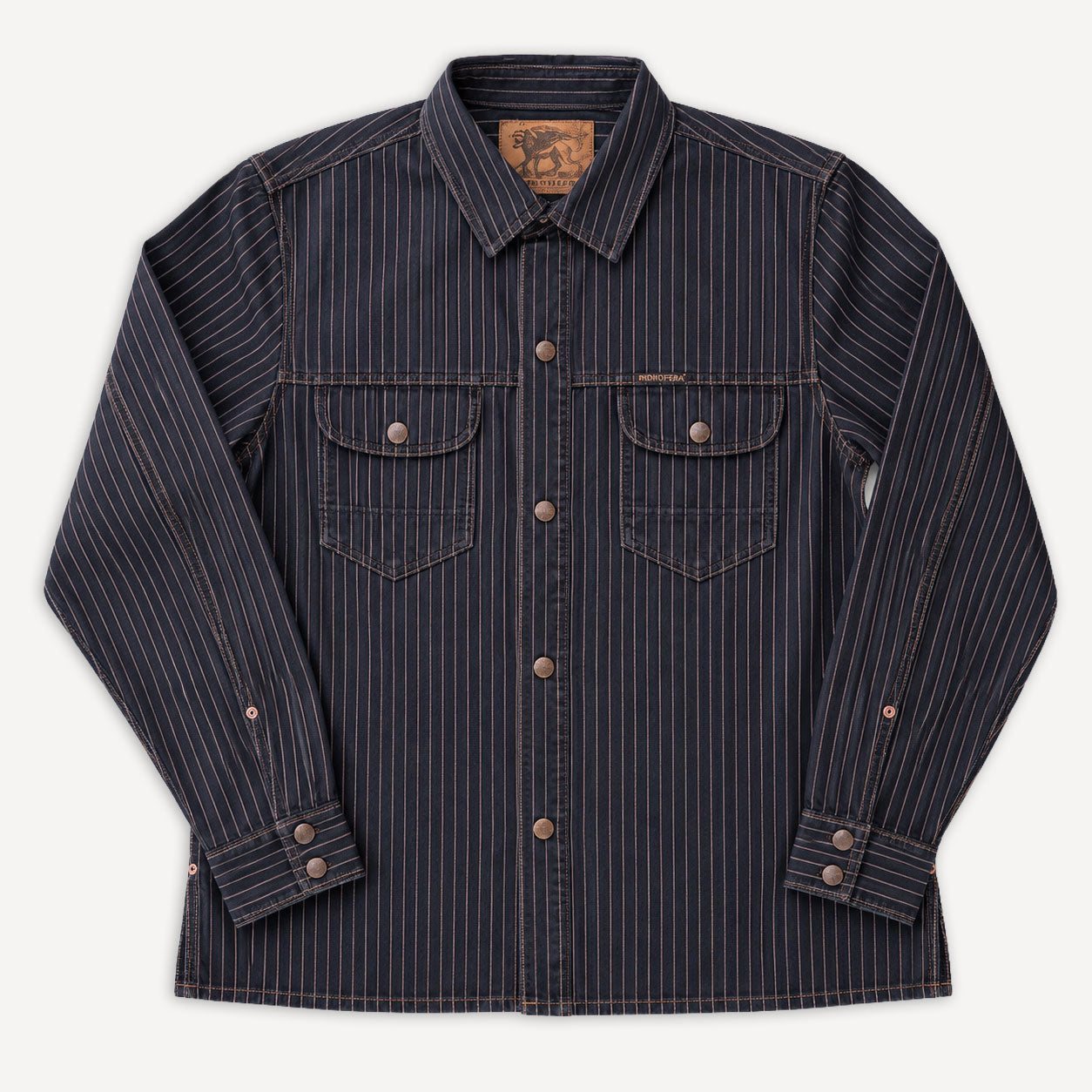 Copeland Jacket Sable Stripe Black/Brown