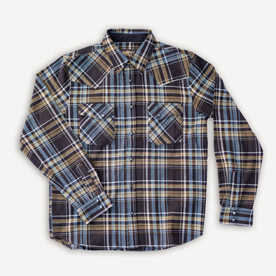Dawson Check Flannel Brown/Blue