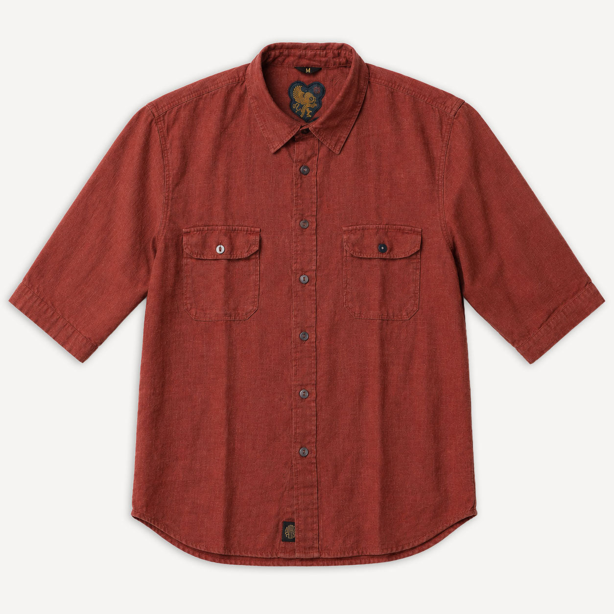 Delray Shirt Linen Canvas Rust