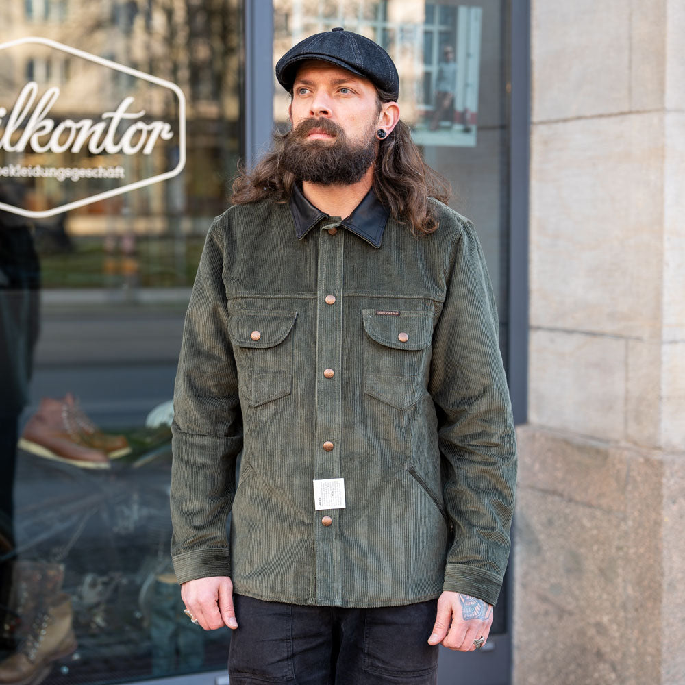 Fargo Trucker Jacket Corduroy Green