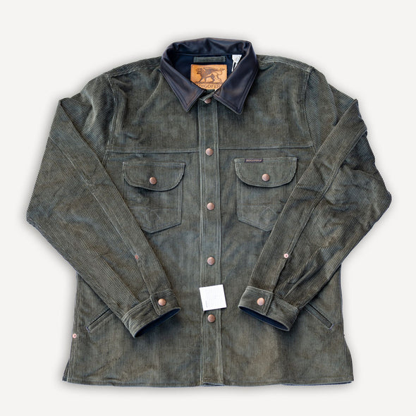 Fargo Trucker Jacket Corduroy Green