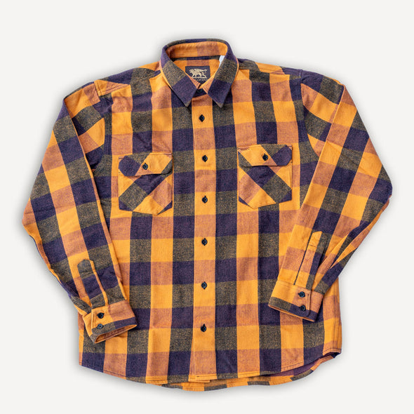 Norris Shirt Orange/Vine/Black