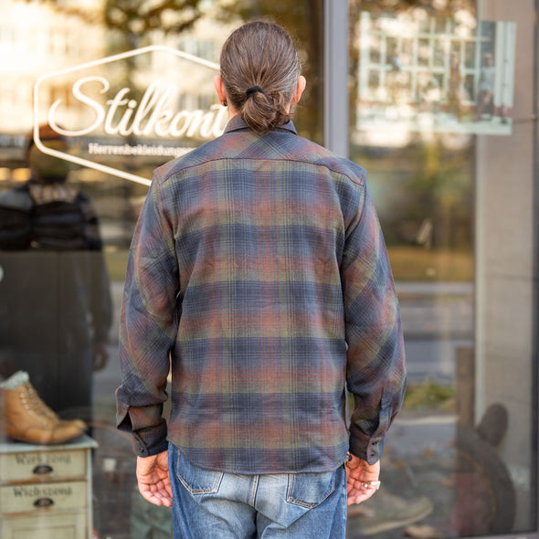Bryson Shirt Flannel Check Brown/Green