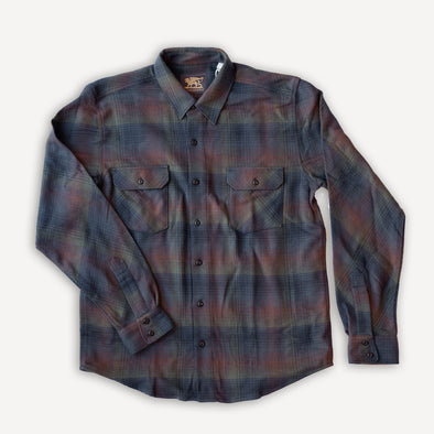 Bryson Shirt Flannel Check Brown/Green