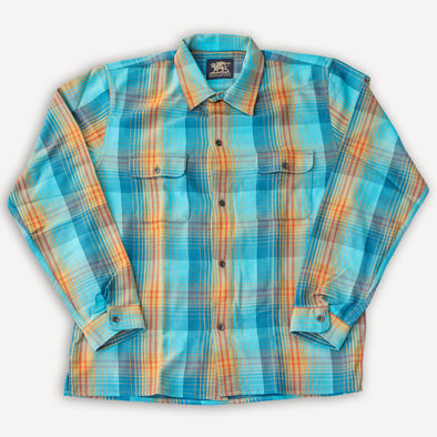 Webster Shirt Twill Check Blue/Beige/Red