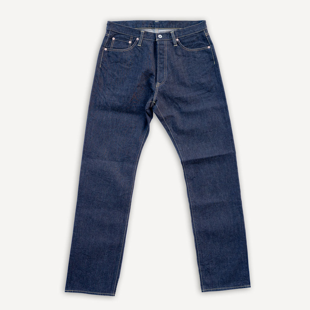 14oz Selvedge Denim Medium/High Rise Tapered Jeans IH-888S-142