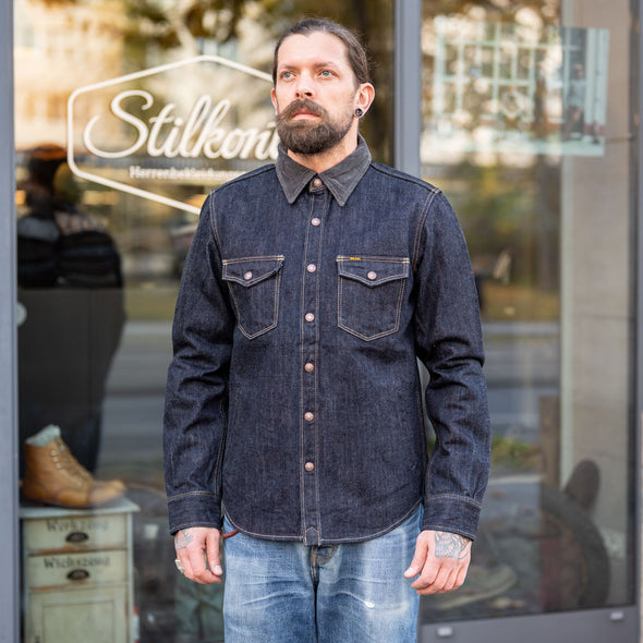 16oz Selvedge Denim CPO Shirt IHSH-427