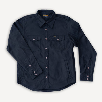 8oz Military Whipcord CPO Shirt IHSH-425 Black