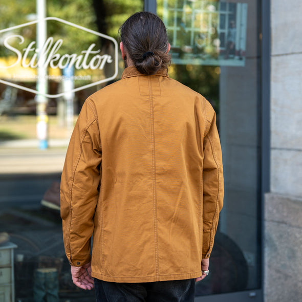 Organic Cotton Duck Chore Jacket IHJ-148 Brown
