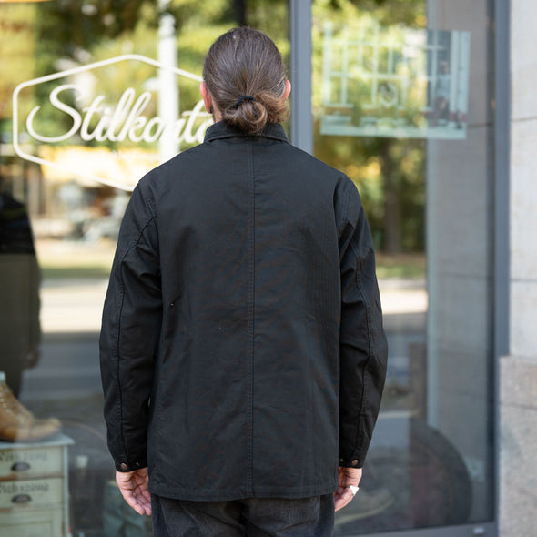 Organic Cotton Duck Chore Jacket IHJ-148 Black