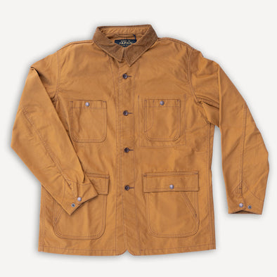 Organic Cotton Duck Chore Jacket IHJ-148 Brown