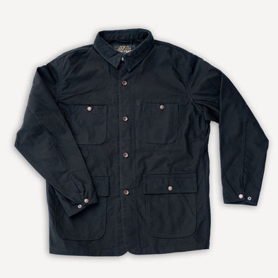 Organic Cotton Duck Chore Jacket IHJ-148 Black