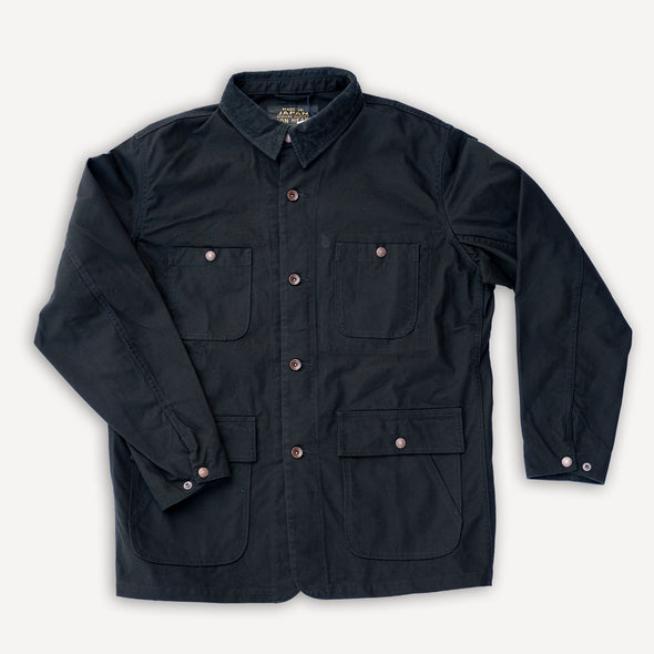 Organic Cotton Duck Chore Jacket IHJ-148 Black