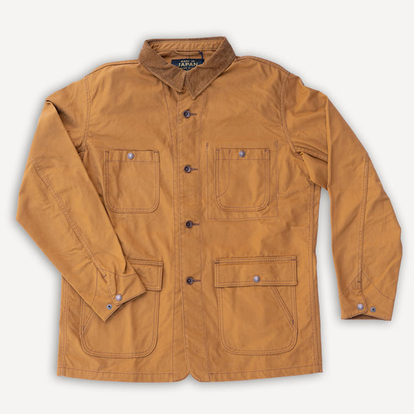 Organic Cotton Duck Chore Jacket IHJ-148 Brown