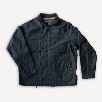 12oz Whipcord Lightweight N1 Deck Jacket IHM-48 Black