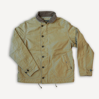 12oz Whipcord Lightweight N1 Deck Jacket IHM-48 Khaki