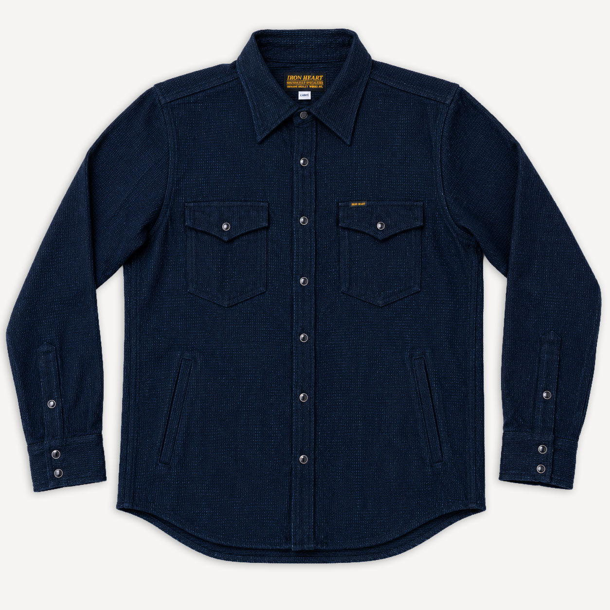 13.5oz Dobby Cloth CPO Shirt Indigoblau IHSH-437-IND