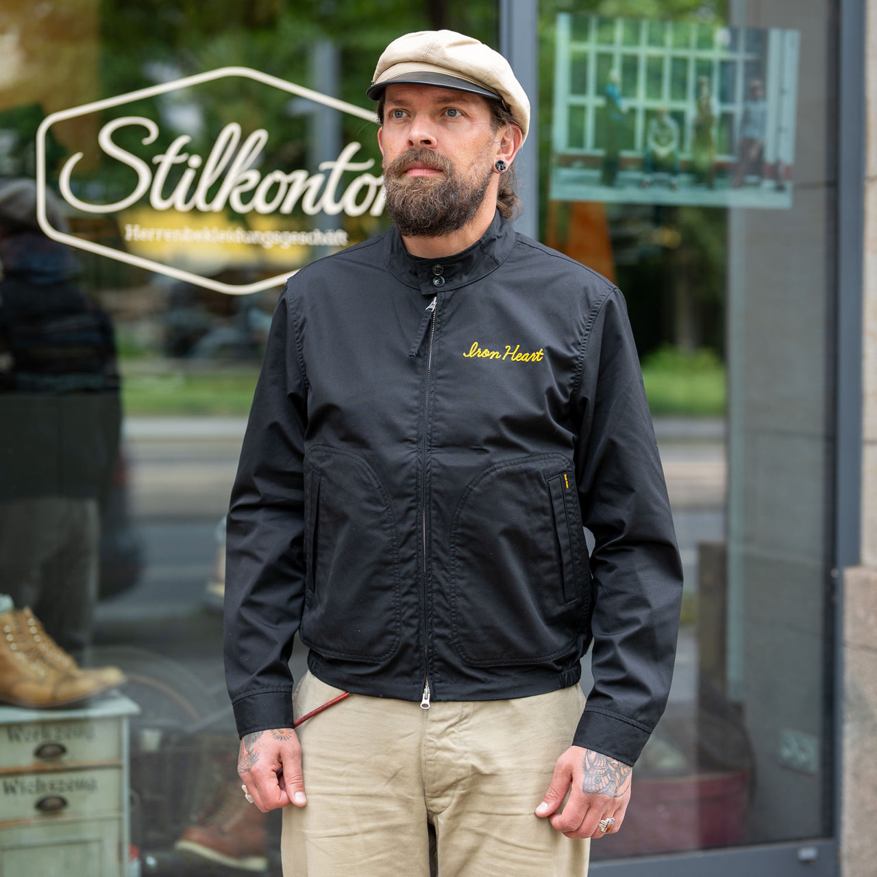 5.3oz Water Repellent Drizzler Jacket Black IHJ-166-BLK