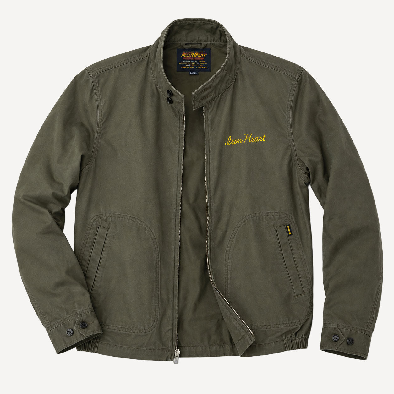 6.2oz Serge Drizzler Jacket Olive Drab IHJ-165-ODG