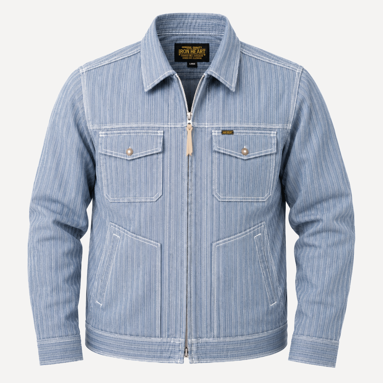 10.5oz Herringbone Work Jacket IHJ-164-IND Blue